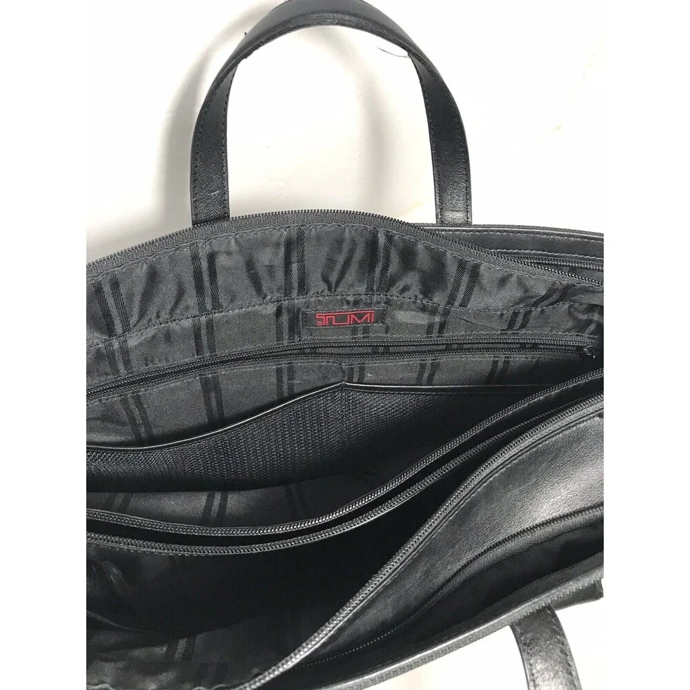 Tumi Ballistic Nylon leather Briefcase 43009D3 Black
